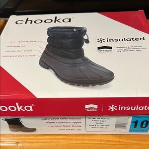 Chooka Insulated Black Snow Boots
